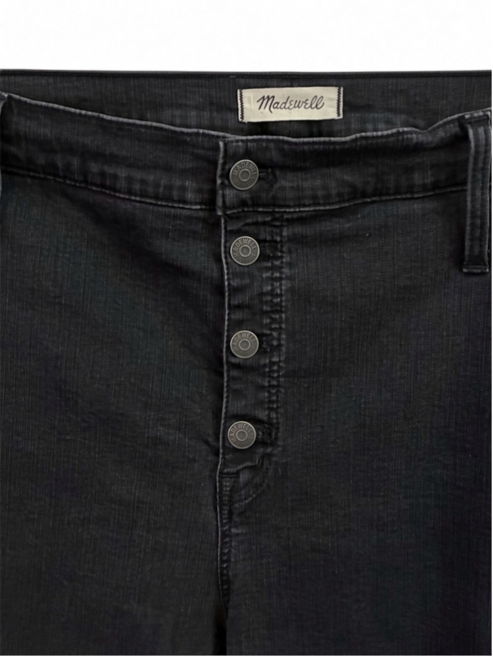 Women's Madewell High-Rise Skinny Jeans Black Size 32 - Picture 4 of 11